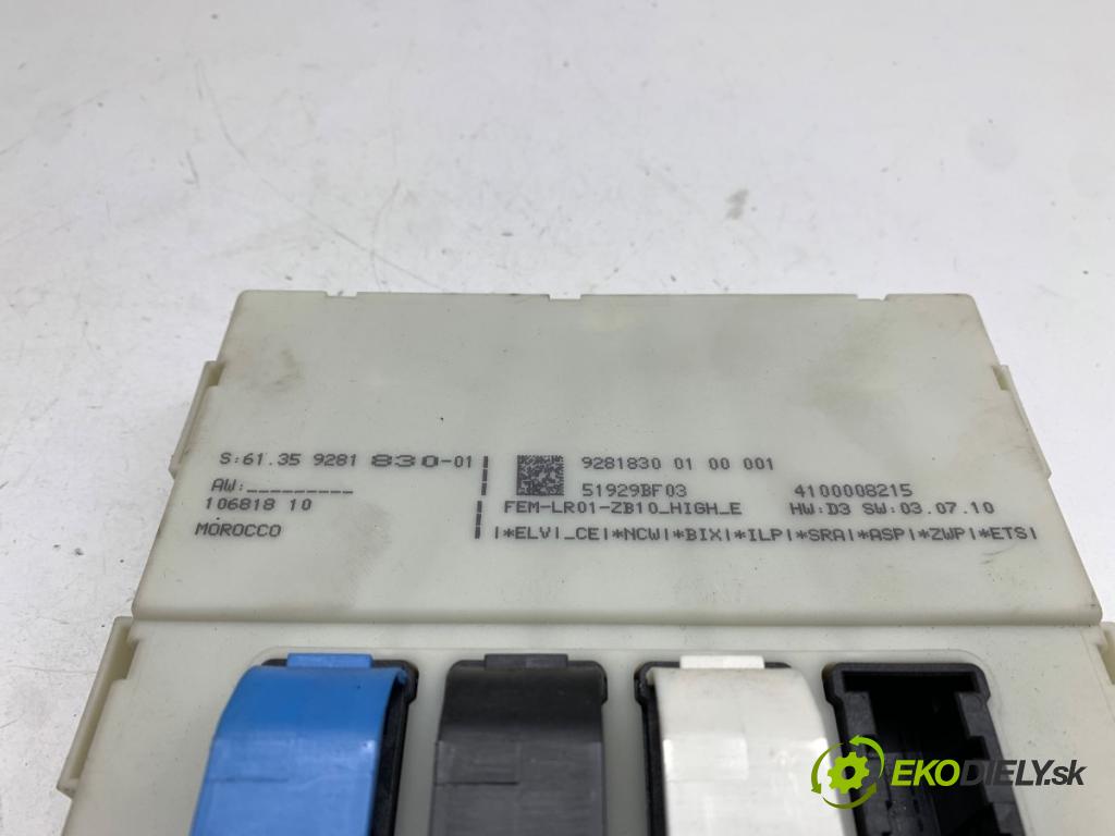 BMW F20 liftback 2011 100 kW 116 i 1598 Modul komfortu 9281830 (Modul komfortu)