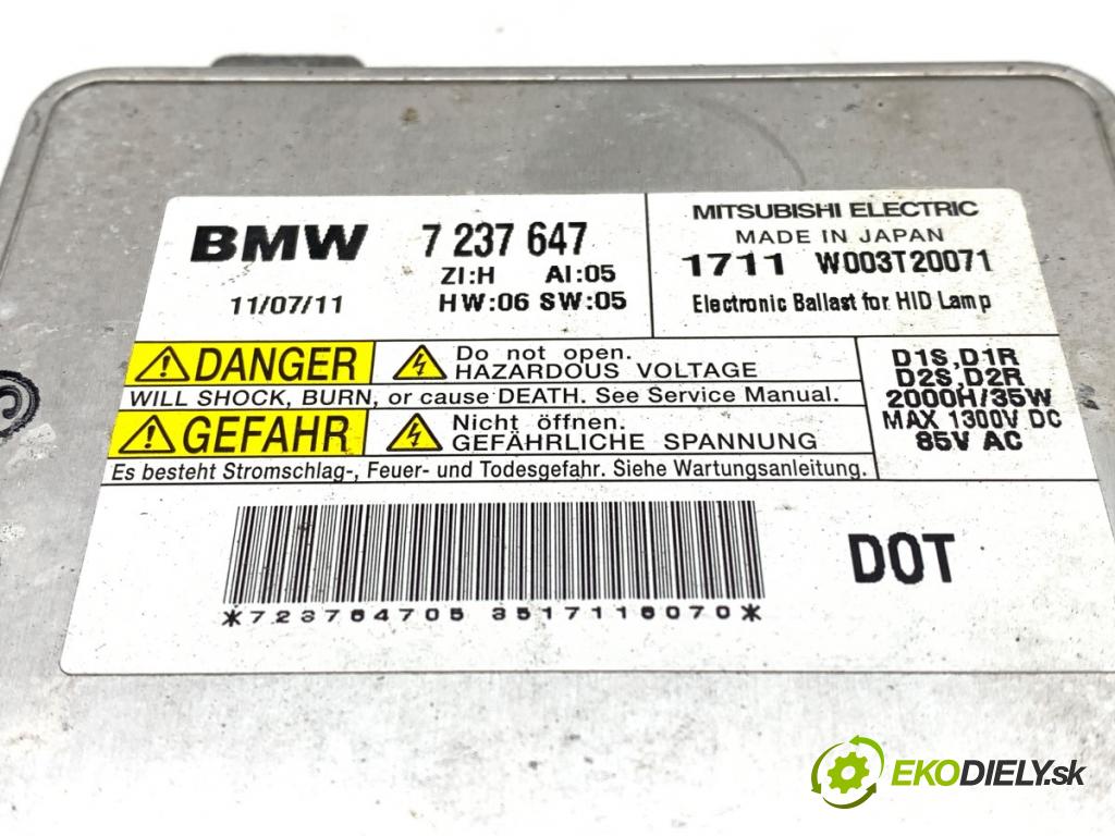 BMW F20 liftback 2011 100 kW 116 i 1598 měnič XENON 7237647 (Řídící jednotka xenonu)