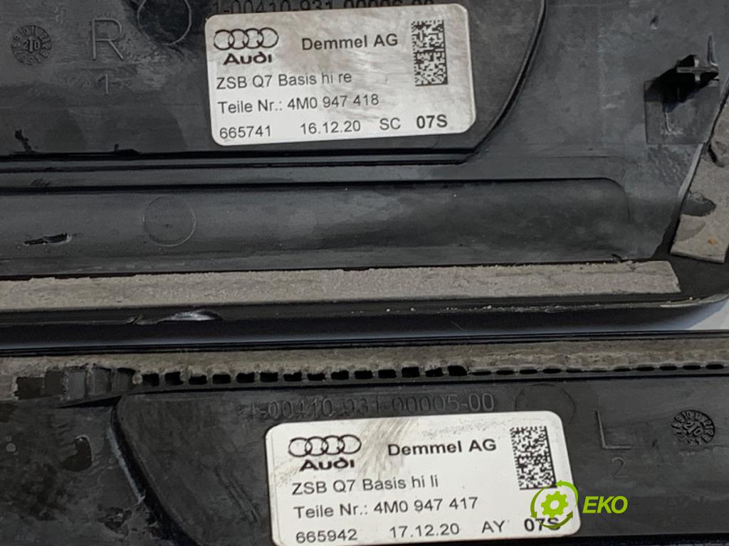 AUDI Q7 4M SUV 2021 170 kW 45 TDI Mild Hybrid quattro 2967 lišty gumy pedálu PROGOWE S-LINE 4M8947405A