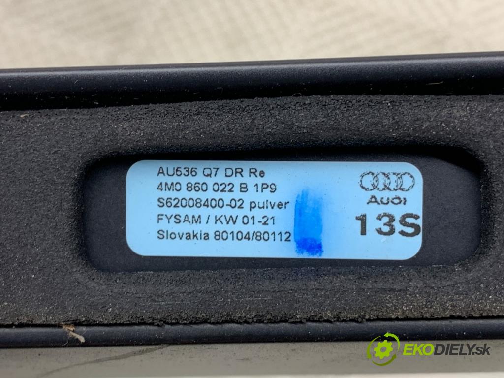 AUDI Q7 4M SUV 2021 170 kW 45 TDI Mild Hybrid quattro 2967 lyžiny STRECHA: 4M0860022B