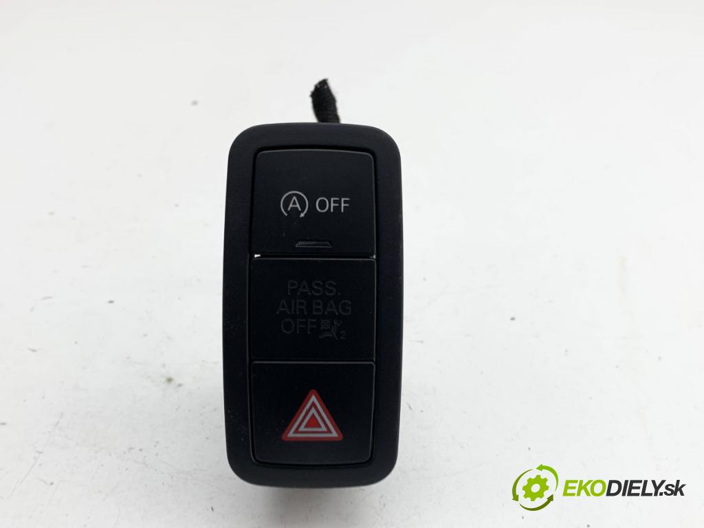 AUDI A1 8X liftback 2011 63 kW 1.2 TFSI 1197 spínač světel nouzových 8X0959672C (Páčky pod volantem)