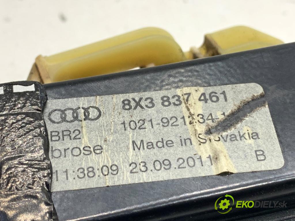 AUDI A1 8X liftback 2011 63 kW 1.2 TFSI 1197 Mechanizmus okna ľavy predný 8X3837461