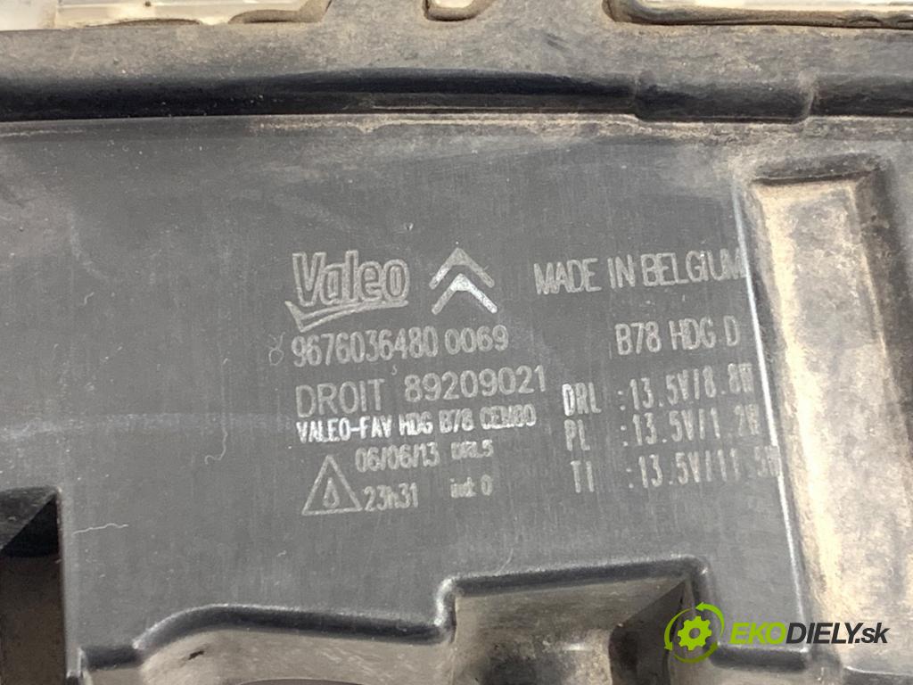 CITROEN C4 PICASSO II nadwozie wielkoprzestrzenne (MPV) 2013 115 kW 1.6 THP 155 1598 světlo DRL: pravý přední část 9676036480