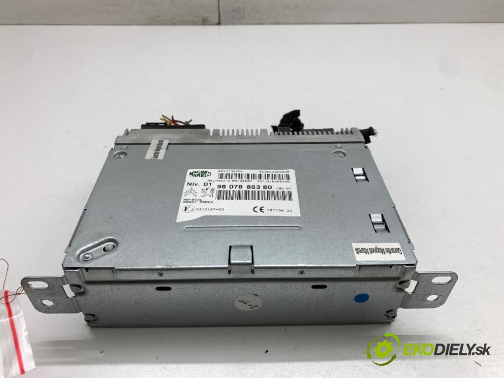 CITROEN C4 PICASSO II nadwozie wielkoprzestrzenne (MPV) 2013 115 kW 1.6 THP 155 1598 RADIO Navigácia 9807886380 (Audio zariadenie)