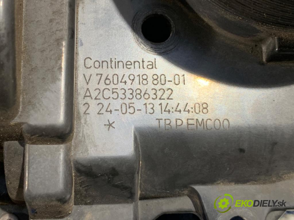 CITROEN C4 PICASSO II nadwozie wielkoprzestrzenne (MPV) 2013 115 kW 1.6 THP 155 1598 škrtíci klapka V760491880 (Škrticí klapka)