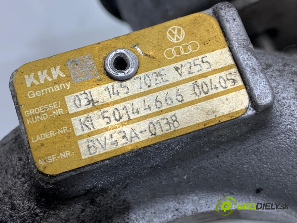 AUDI A4 B8 Kombi 2009 125 kW 2.0 TDI quattro 1968 turbo 03L145702E (Kompletní turbodmychadlo)