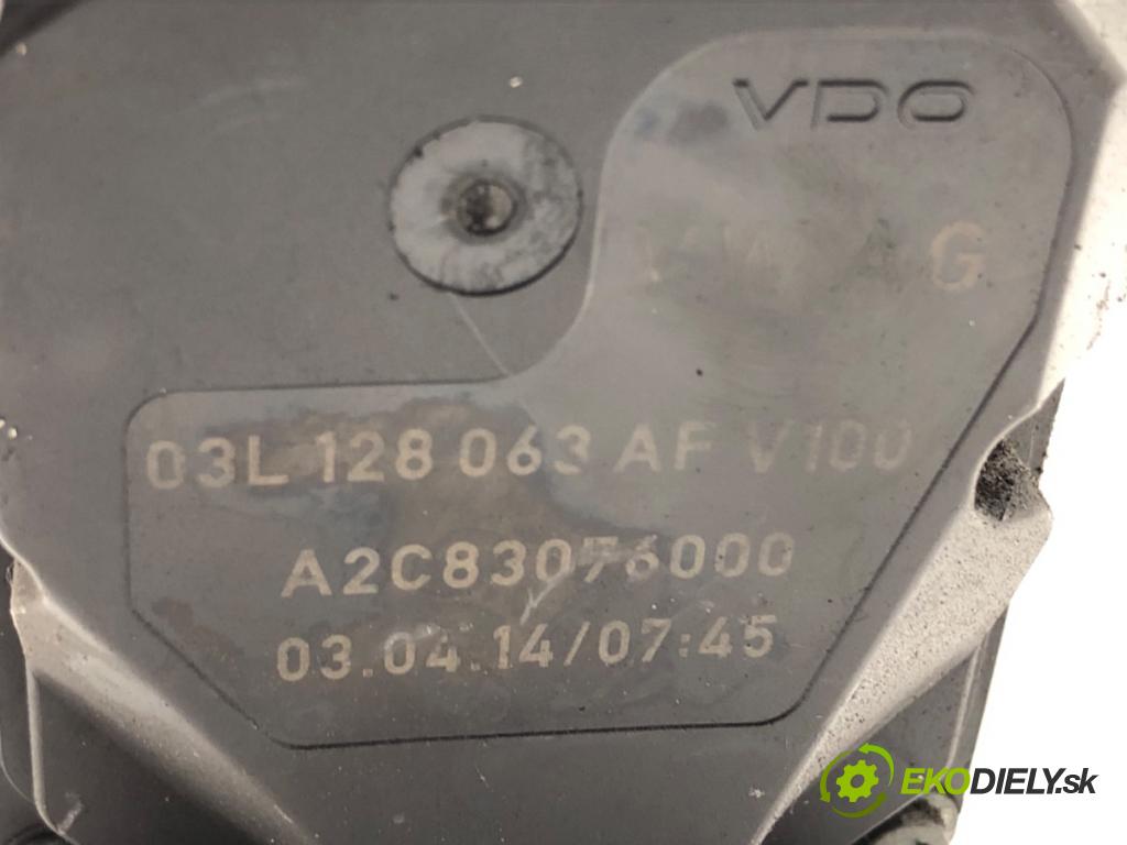 AUDI A4 B8 Kombi 2009 125 kW 2.0 TDI quattro 1968 Škrtiaca klapka 03L128063AF (Škrtiaca klapka)