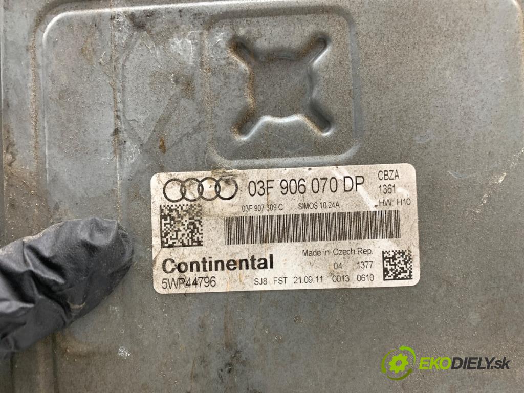 AUDI A1 8X liftback 2011 63 kW 1.2 TFSI 1197 riadiaca jednotka Motor 03F906070DP (Riadiaca jednotka)