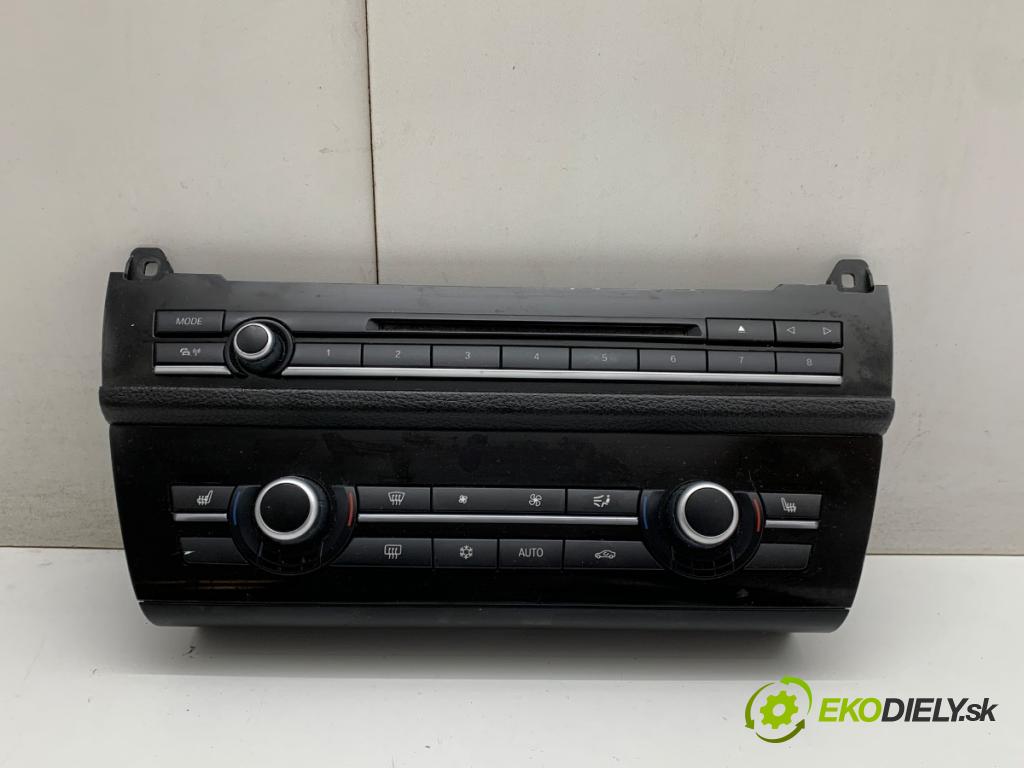 BMW F10 sedan 2011 120 kW 520 d 1995 Panel ovládaní topení 9241243 (Páčky pod volantem)