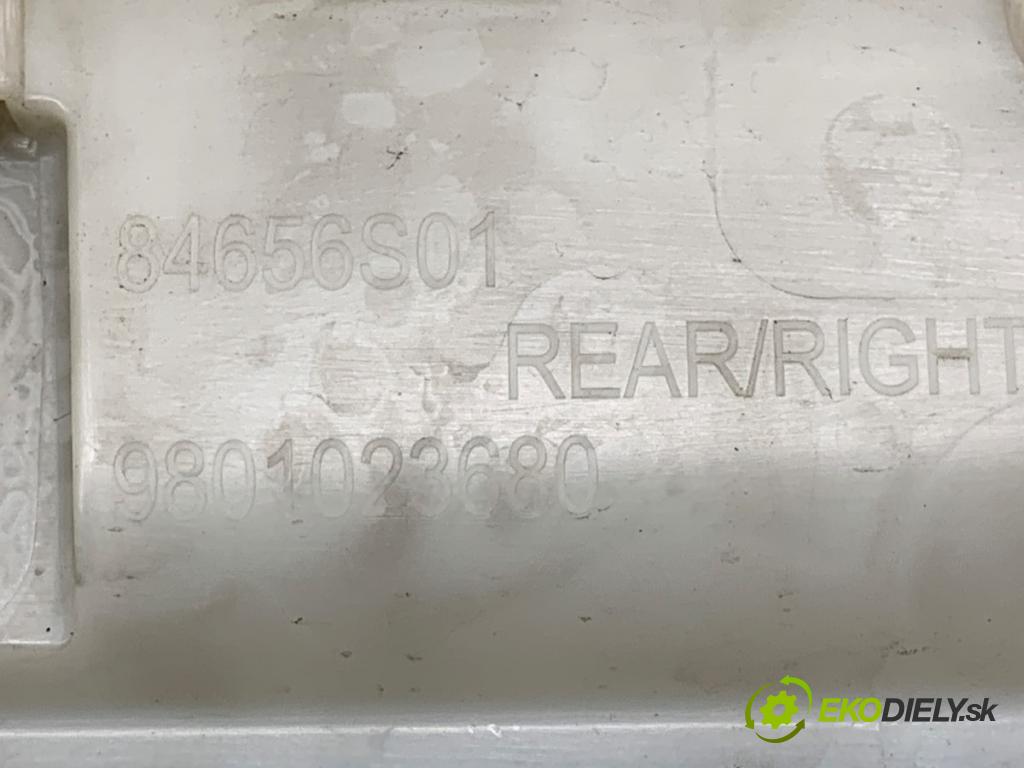 CITROEN C4 CACTUS liftback 2015 60 kW 1.2 VTi 82 1199 Lišta Dvere pravy zad 9801023680