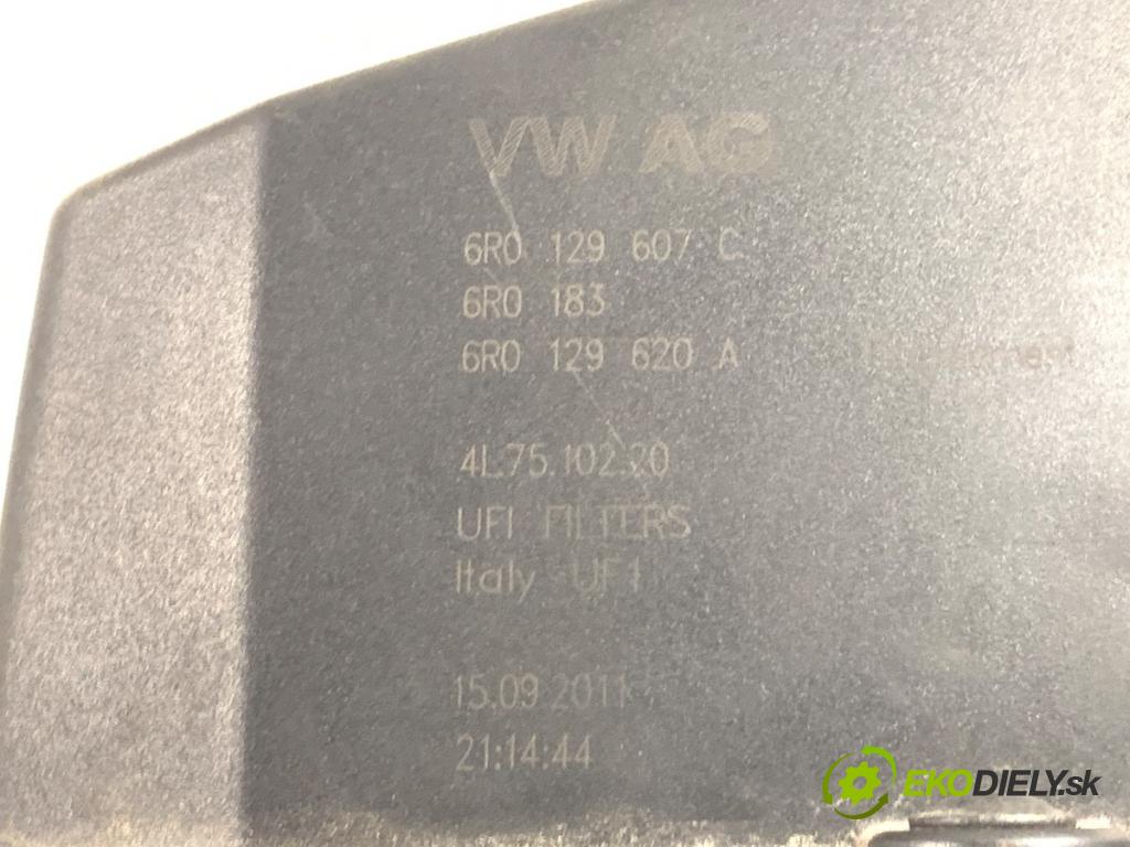 AUDI A1 8X liftback 2011 63 kW 1.2 TFSI 1197 Obal filtra vzduchu 6R0129607C (Obal vzduchového filtra)