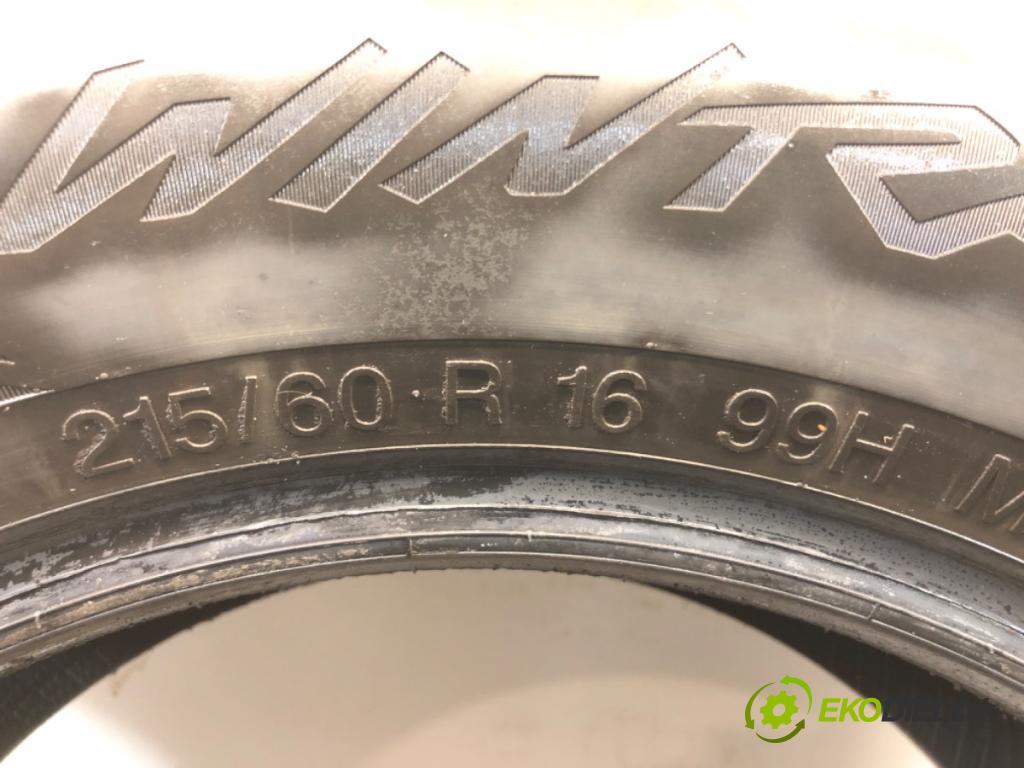 --- --- PNEUMATIKY: zima 2X 215/60 R16 VREDESTEIN: