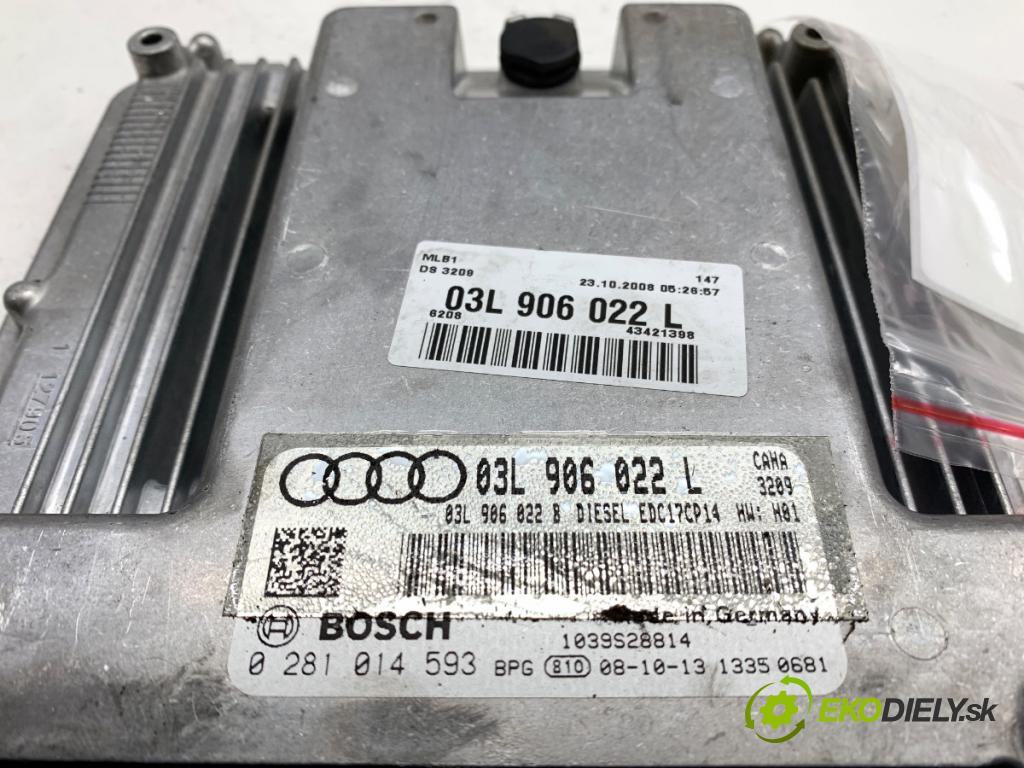 AUDI A4 B8 Kombi 2009 125 kW 2.0 TDI quattro 1968 riadiaca jednotka Motor 03L906022L (Riadiaca jednotka)