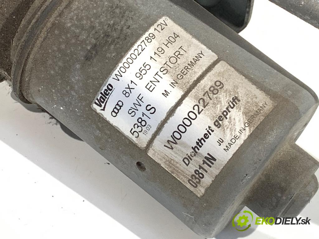 AUDI A1 8X liftback 2011 63 kW 1.2 TFSI 1197 Mechanizmus stieračov predný 8X1955119 (Motorček stieračov predný)