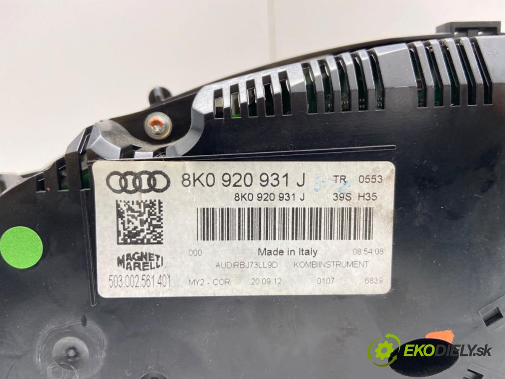 AUDI A4 B8 Kombi 2012 105 kW 2.0 TDI 1968 prístrojovka 8K0920931J (Přístrojová deska)