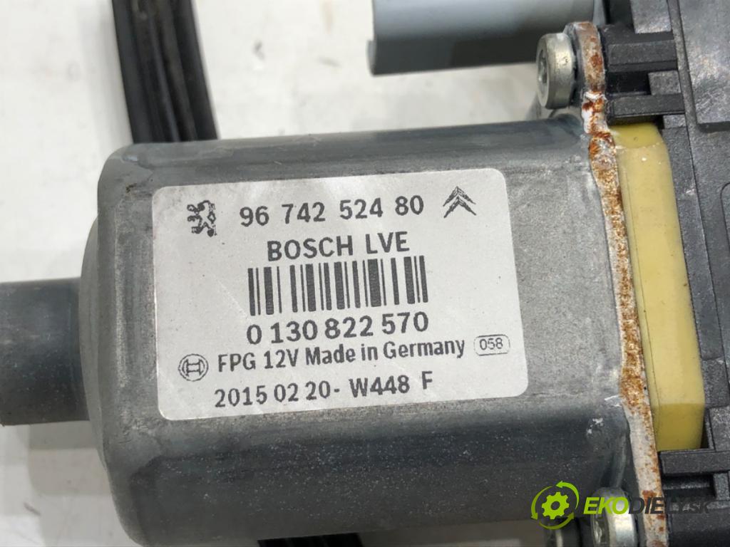 CITROEN C4 CACTUS liftback 2015 60 kW 1.2 VTi 82 1199 Mechanizmus okna pravy predný 9674252480