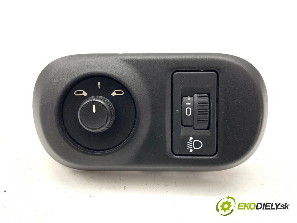 CITROEN C4 CACTUS liftback 2015 60 kW 1.2 VTi 82 1199 přepínač nastavení zpětných zrcátek 96673722ZD (Páčky pod volantem)