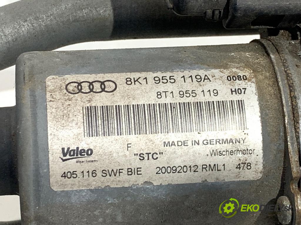 AUDI A4 B8 Kombi 2012 105 kW 2.0 TDI 1968 Mechanizmus stieračov predný 8K1955119A (Motorček stieračov predný)