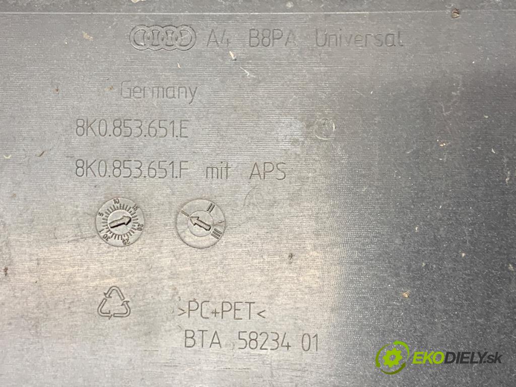AUDI A4 B8 Kombi 2012 105 kW 2.0 TDI 1968 Mriežka maska 8K0853651E (Mriežka predná (maska chladiča))