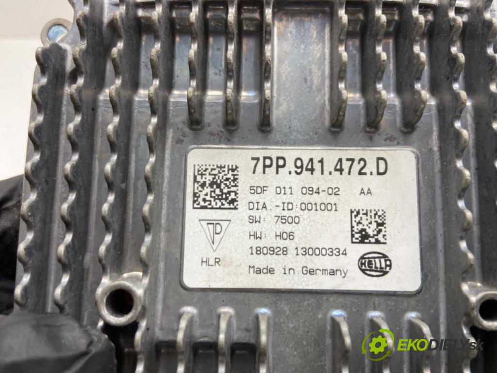 PORSCHE PANAMERA liftback 2014 324 kW 4.8 GTS 4806 Menič XENON 7PP941472D (Riadiaca jednotka xenónu)