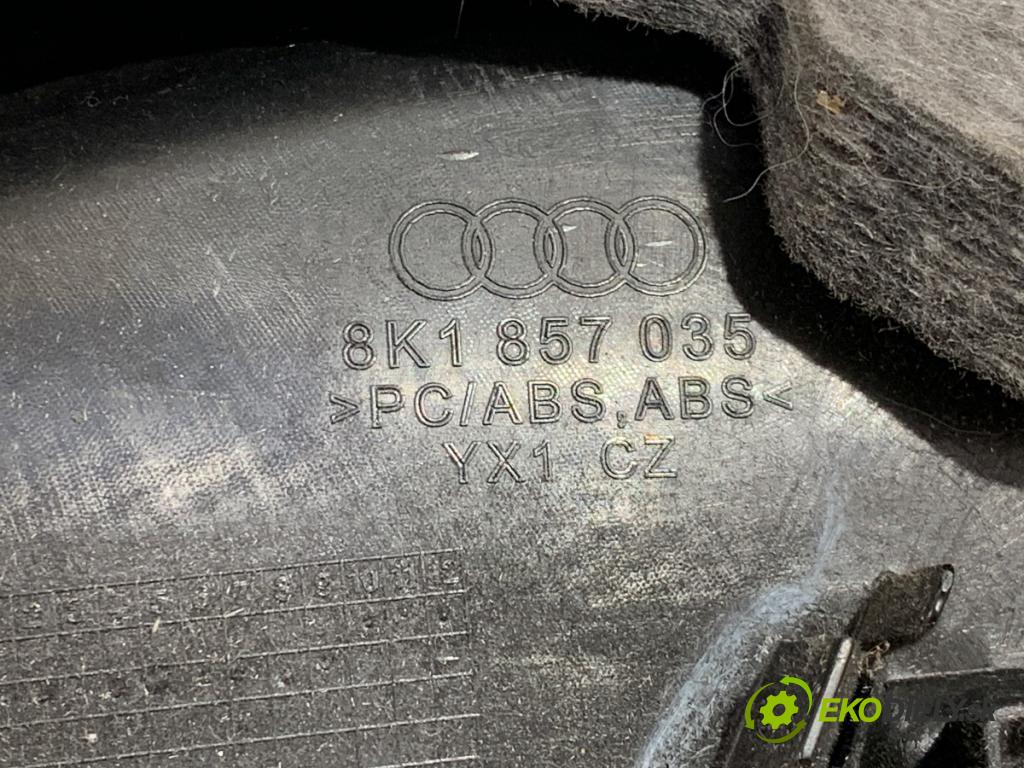 AUDI A4 B8 sedan 2008 105 kW 2.0 TDI 1968 Priehradka, kastlík spolujazdca 8K1857035 (Priehradka (kastlík))