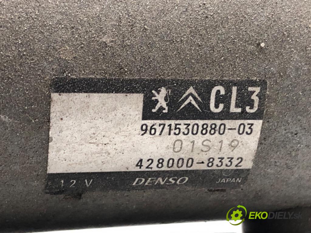 CITROEN C4 CACTUS liftback 2015 60 kW 1.2 VTi 82 1199 Štartér 9671530880 (Štartér)