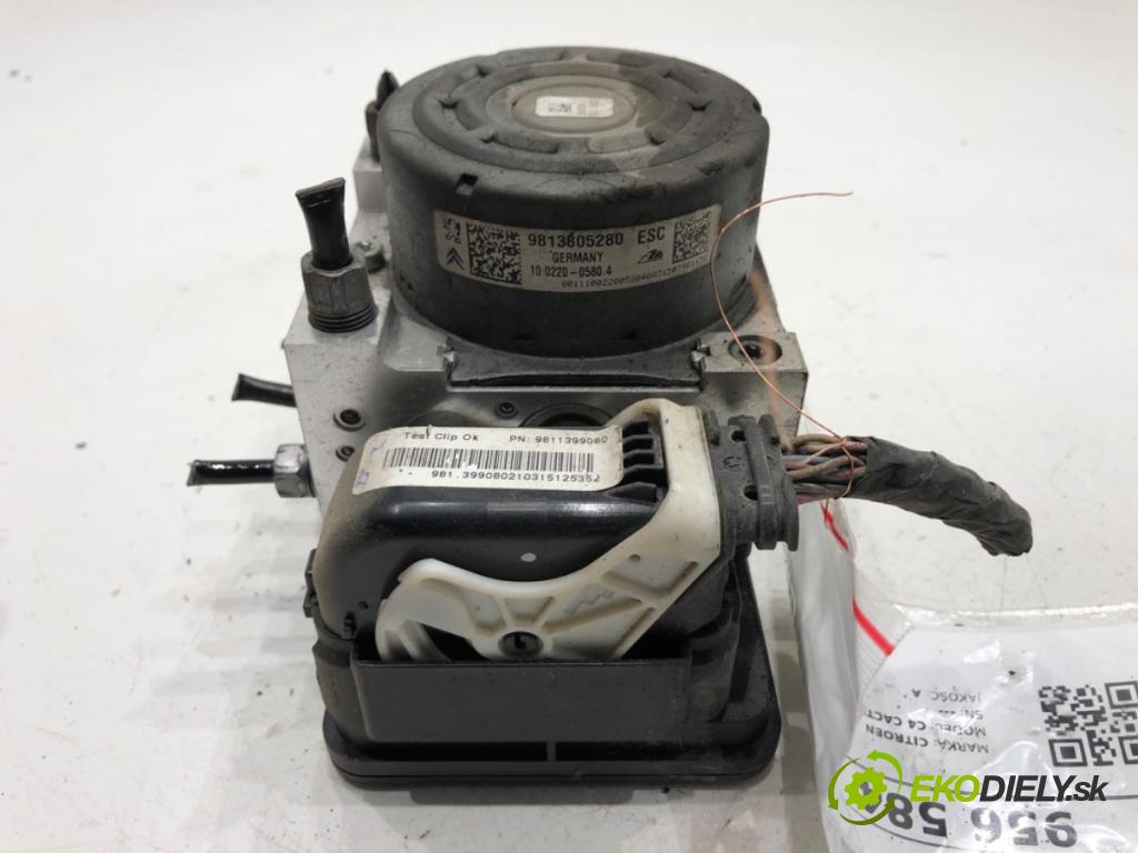 CITROEN C4 CACTUS liftback 2015 60 kW 1.2 VTi 82 1199 Pumpa ABS 9813805280 (Pumpa ABS)