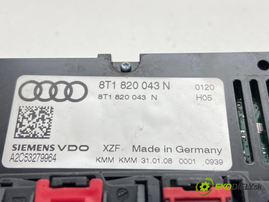 AUDI A4 B8 sedan 2008 105 kW 2.0 TDI 1968 Panel ovládaní topení 8T1820043N (Páčky pod volantem)