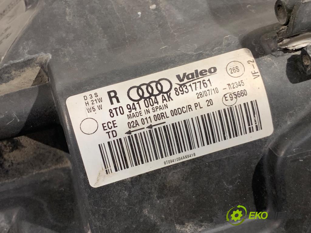 AUDI A5 8T liftback 2010 155 kW 2.0 TFSI quattro 1984 Svetlomet pravy predný BI XENON 8T0941004AK