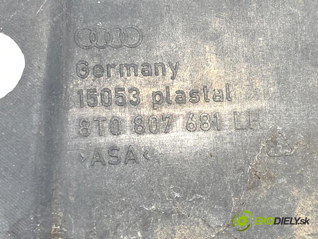 AUDI A5 8T liftback 2010 155 kW 2.0 TFSI quattro 1984 Mriežky nárazníka ľavy predný 8T0807681LH
