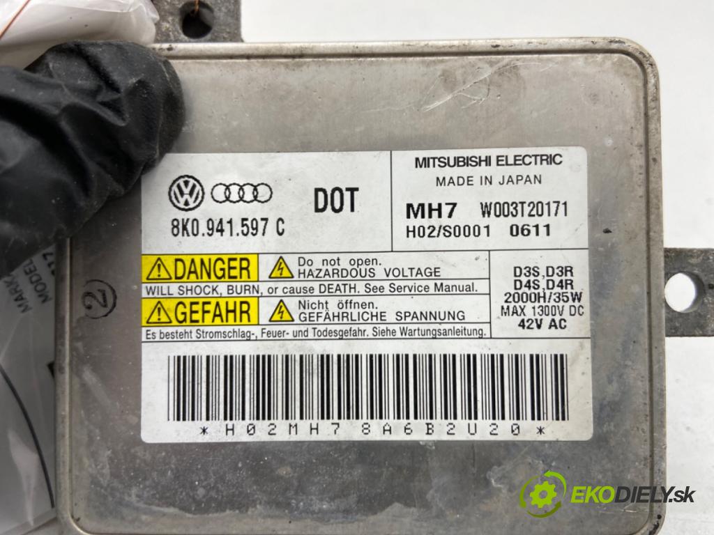 AUDI A5 8T liftback 2010 155 kW 2.0 TFSI quattro 1984 měnič XENON 8K0941597C (Řídící jednotka xenonu)