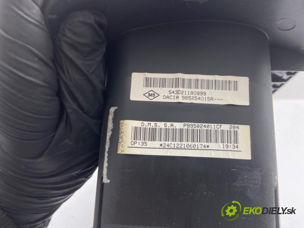 DACIA SANDERO liftback 2012 63 kW 1.6 1598 AirBag spolujazdca 985254015R (Airbag)