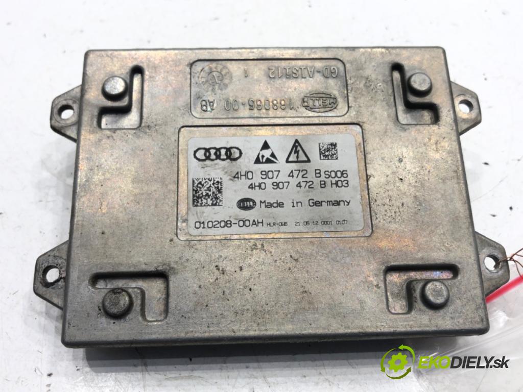 AUDI A8 D4 sedan 2012 368 kW 6.3 W12 quattro 6299 měnič XENON 4H0907472B (Řídící jednotka xenonu)