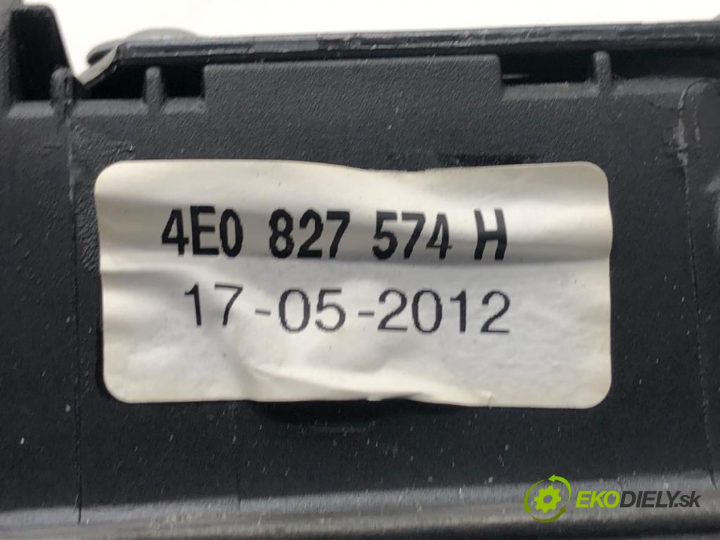 AUDI A8 D4 sedan 2012 368 kW 6.3 W12 quattro 6299 Lišta Kľučka dverí zad 4E0827574H