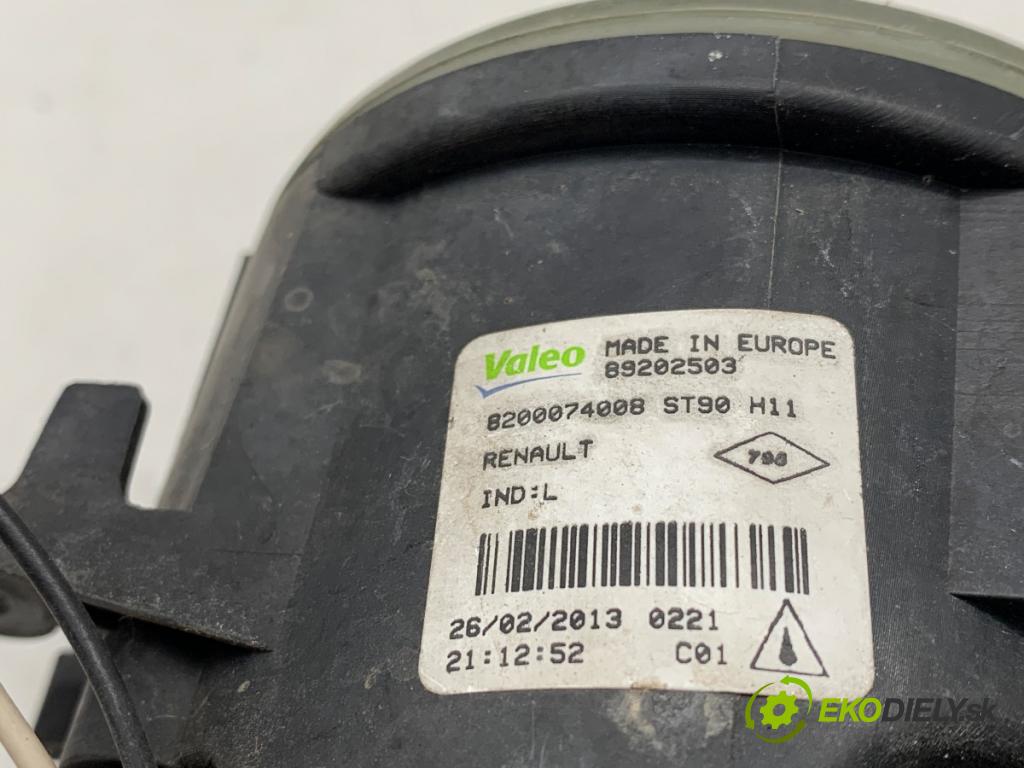 DACIA SANDERO liftback 2012 63 kW 1.6 1598 hmlové svetlo, hmlovka levý přední část 8200074008