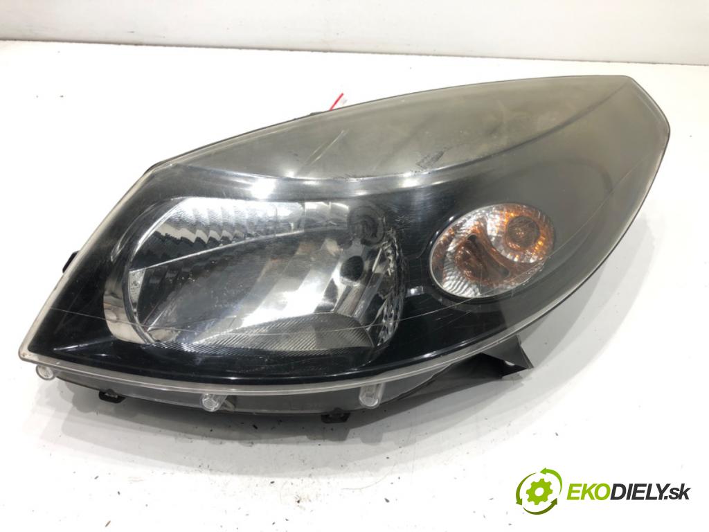 DACIA SANDERO liftback 2012 63 kW 1.6 1598 světlomet levý přední část 260602914R