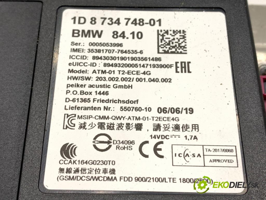 BMW F20 liftback 2019 100 kW 118 i 1598 Modul TELEMATIC 8734748