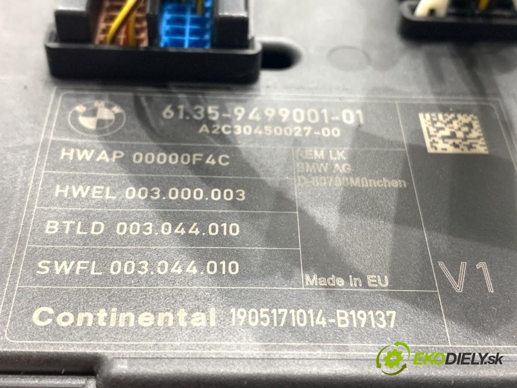BMW F20 liftback 2019 100 kW 118 i 1598 modul komfortu 9499001 (Komfortní modul)