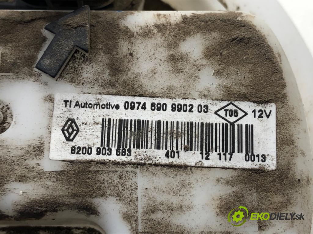 DACIA SANDERO liftback 2012 63 kW 1.6 1598 pumpa paliva 8200903683