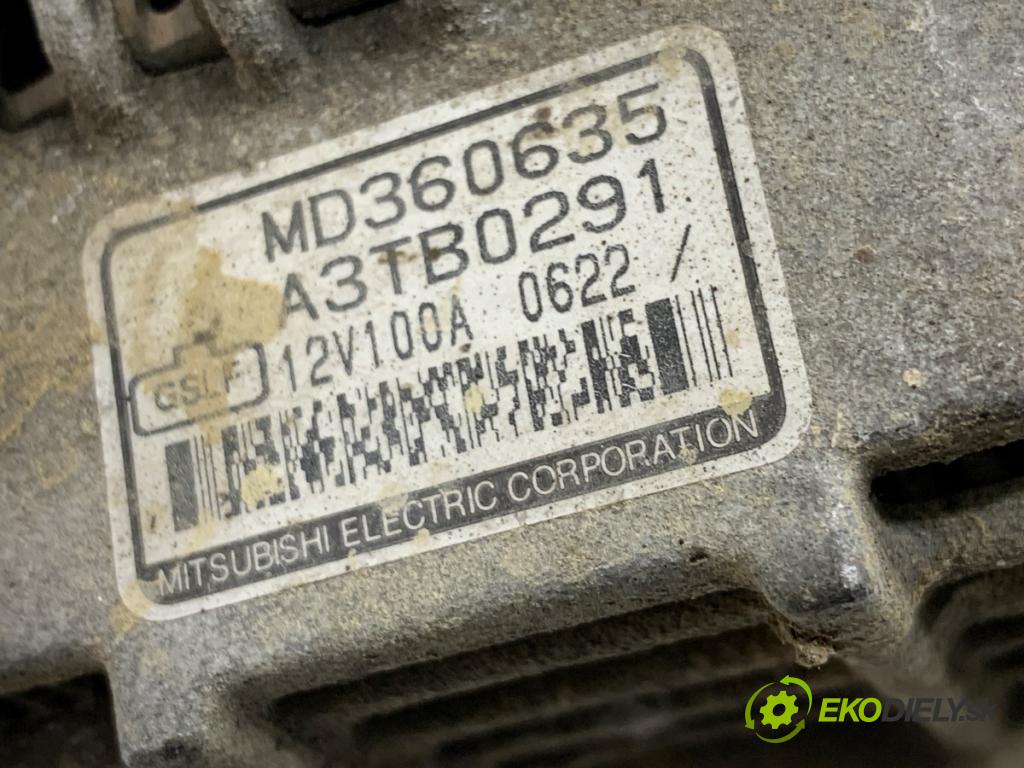 MITSUBISHI PAJERO PININ I samochód terenowy zamknięty 2001 95 kW 2.0 GDI (H67W, H77W) 1999 Alternátor MD360635 (Alternátor)