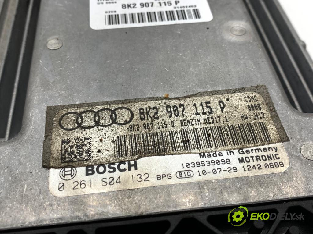 AUDI A5 8T liftback 2010 155 kW 2.0 TFSI quattro 1984 řídící jednotka motora 8K2907115P (Řídicí jednotka)