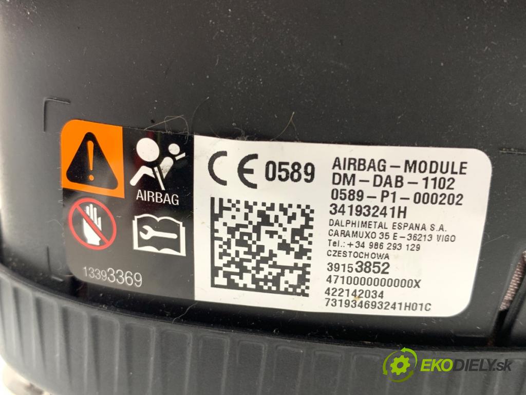 OPEL INSIGNIA B Kombi 2020 100 kW 1.6 CDTi (35) 1598 AirBag volantu 39153852 (Airbag)