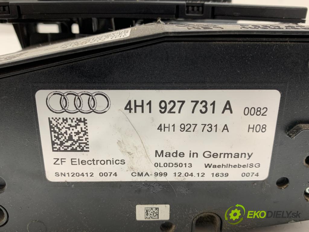 AUDI A8 D4 sedan 2012 368 kW 6.3 W12 quattro 6299 Kulisa 4H1927731A (Rýchlostná páka (kulisa))