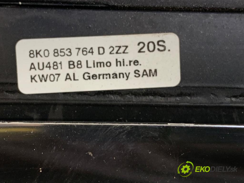AUDI A4 B8 sedan 2008 105 kW 2.0 TDI 1968 lišta Sbírání: zadní část pravý 8K0853764D