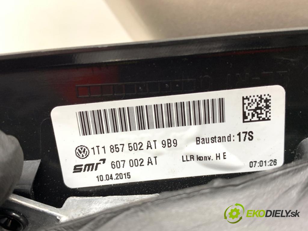 VW TOURAN nadwozie wielkoprzestrzenne (MPV) 2015 103 kW 1.4 TSI 1390 zpětné zrcátko pravý LA1X