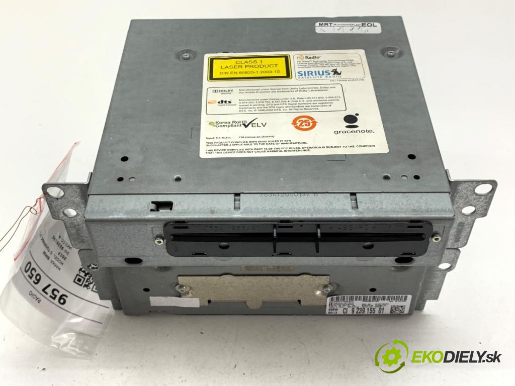 BMW F11 Kombi 2011 135 kW 520 d 1995 RADIO 9239155 (Audio zariadenie)