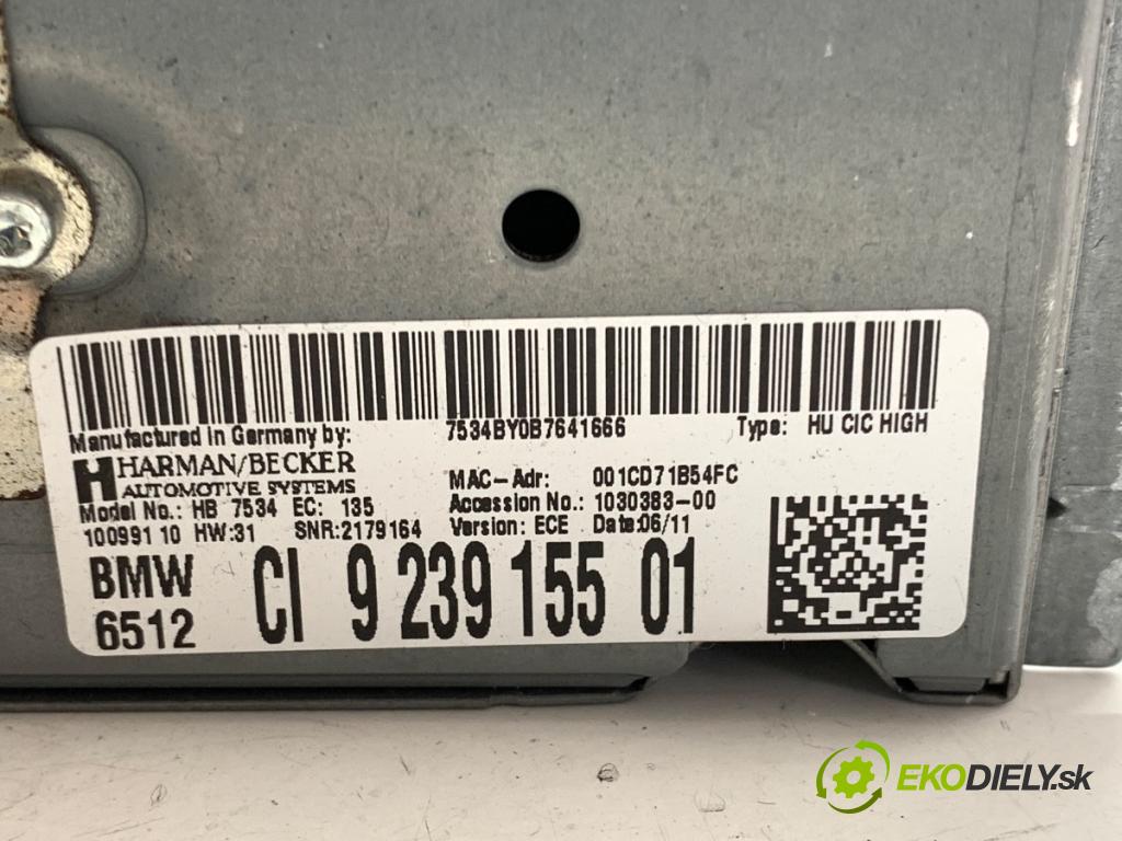 BMW F11 Kombi 2011 135 kW 520 d 1995 RADIO 9239155 (Audio zariadenie)
