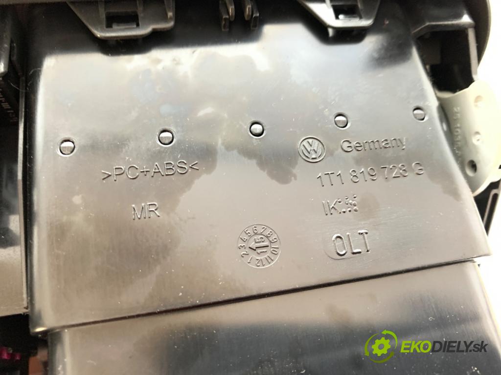 VW TOURAN nadwozie wielkoprzestrzenne (MPV) 2015 103 kW 1.4 TSI 1390 Mriežky kúrenia predný 1T1857921E