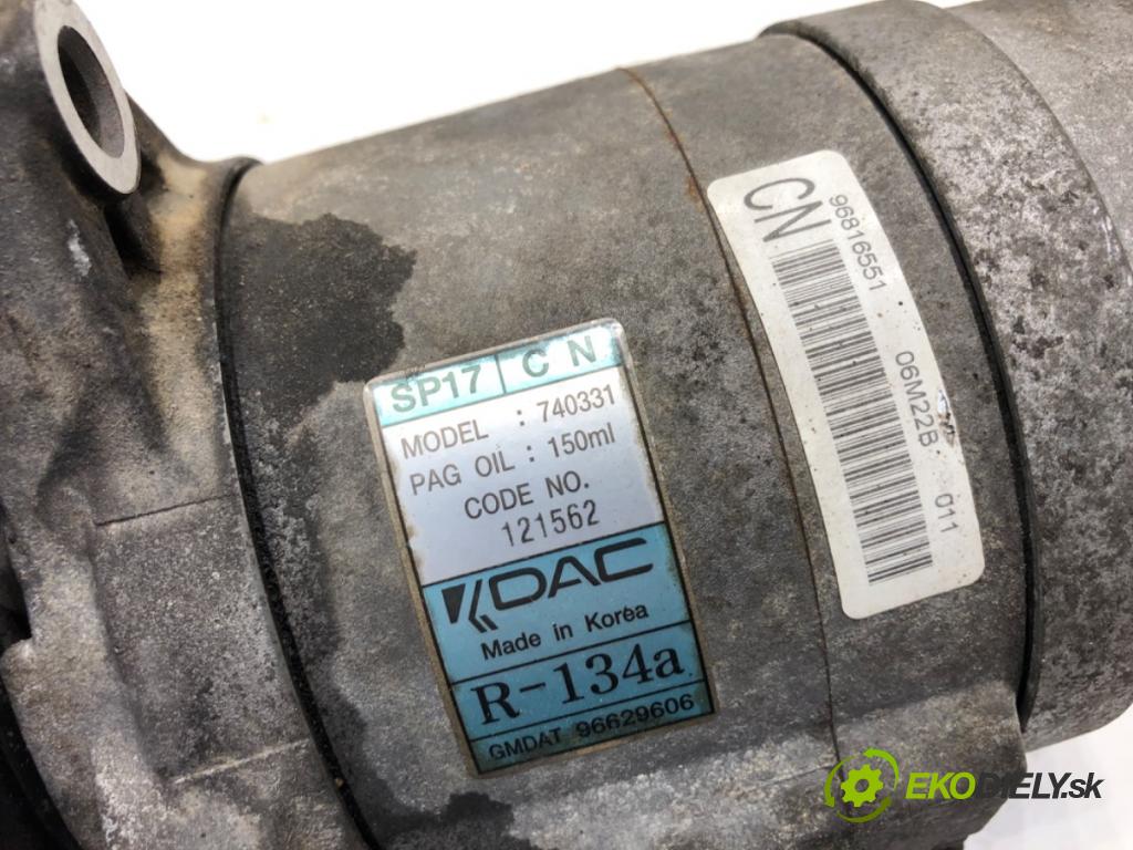 CHEVROLET CAPTIVA SUV 2007 100 kW 2.4 2405 kompresor klimatizace 96629606 (Kompresor klimatizace)