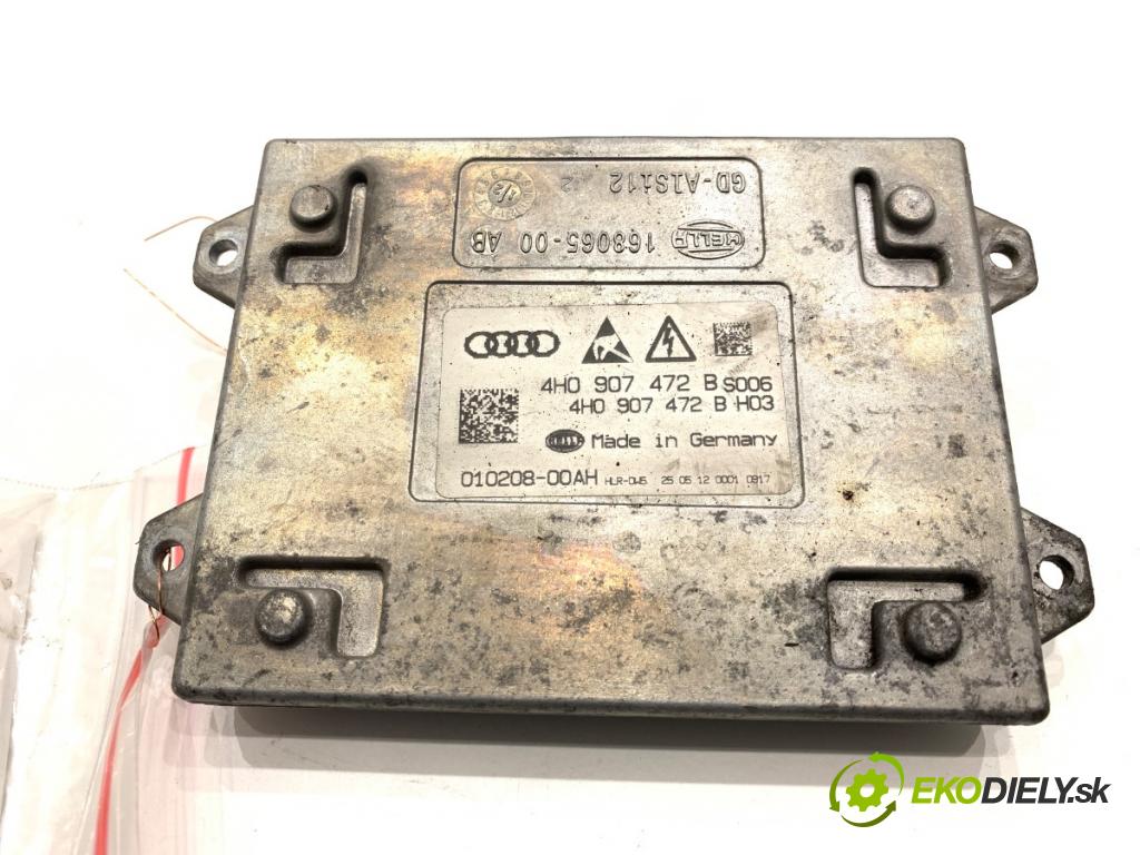 AUDI A8 D4 sedan 2012 368 kW 6.3 W12 quattro 6299 měnič XENON 4H0907472B (Řídící jednotka xenonu)